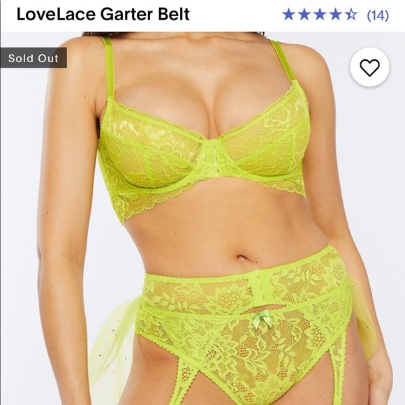 Savage X Fenty Other - SavageXFentyLove Lace Garter&Crotchless underwear